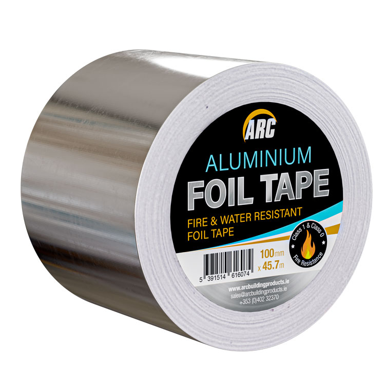 ARC ALUMINIUM FOIL TAPE 100mm x 45.7m – Arc Building Products