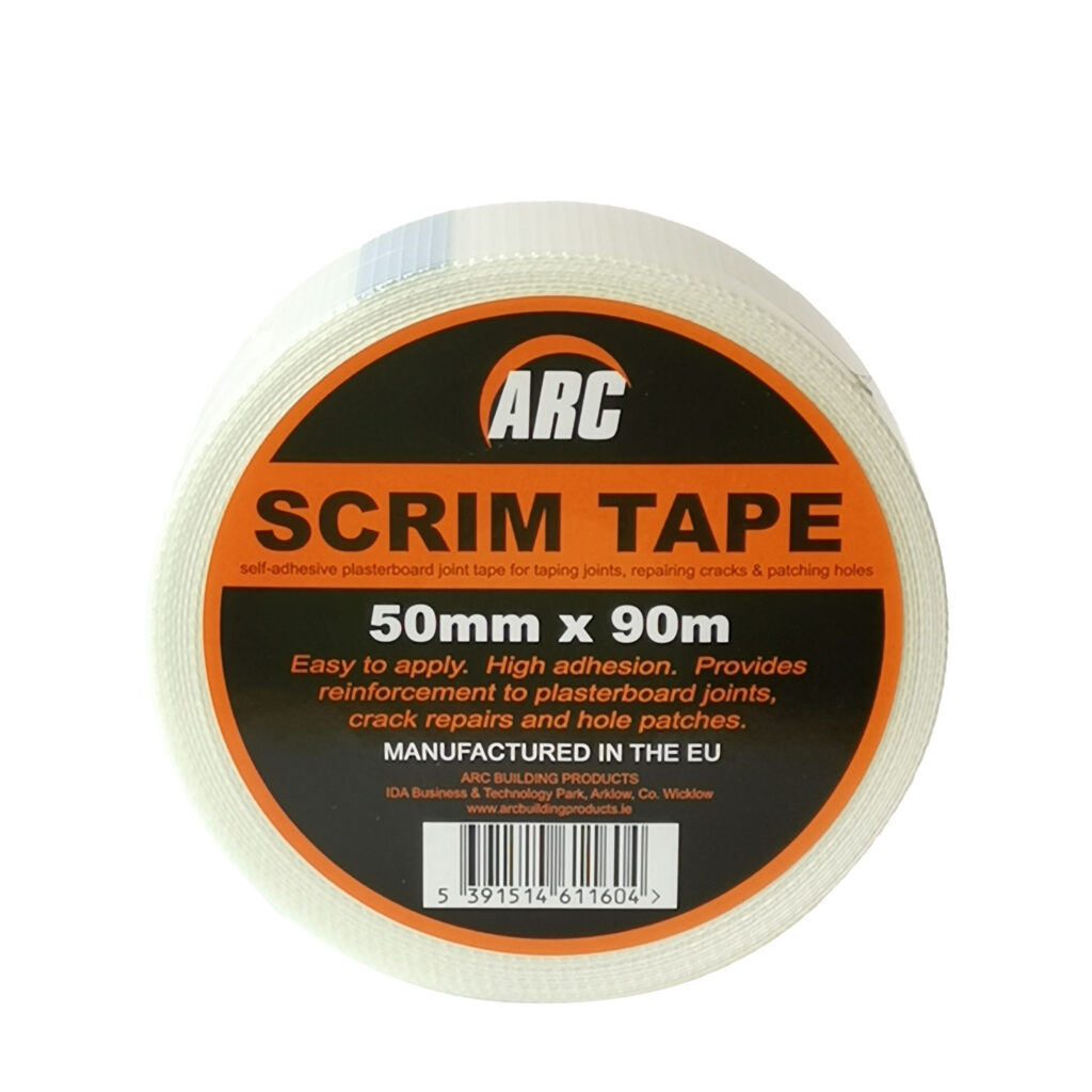 ARC SCRIM TAPE 50mm x 90m WHITE Arc Building Products